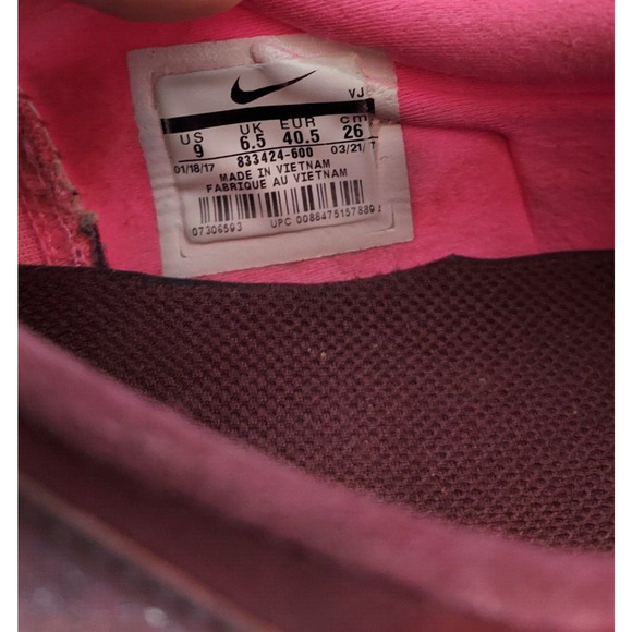 Nike Free TR 6 Pink Athletic Training Shoes Sneakers Womens Size 9 - Picture 8 of 8